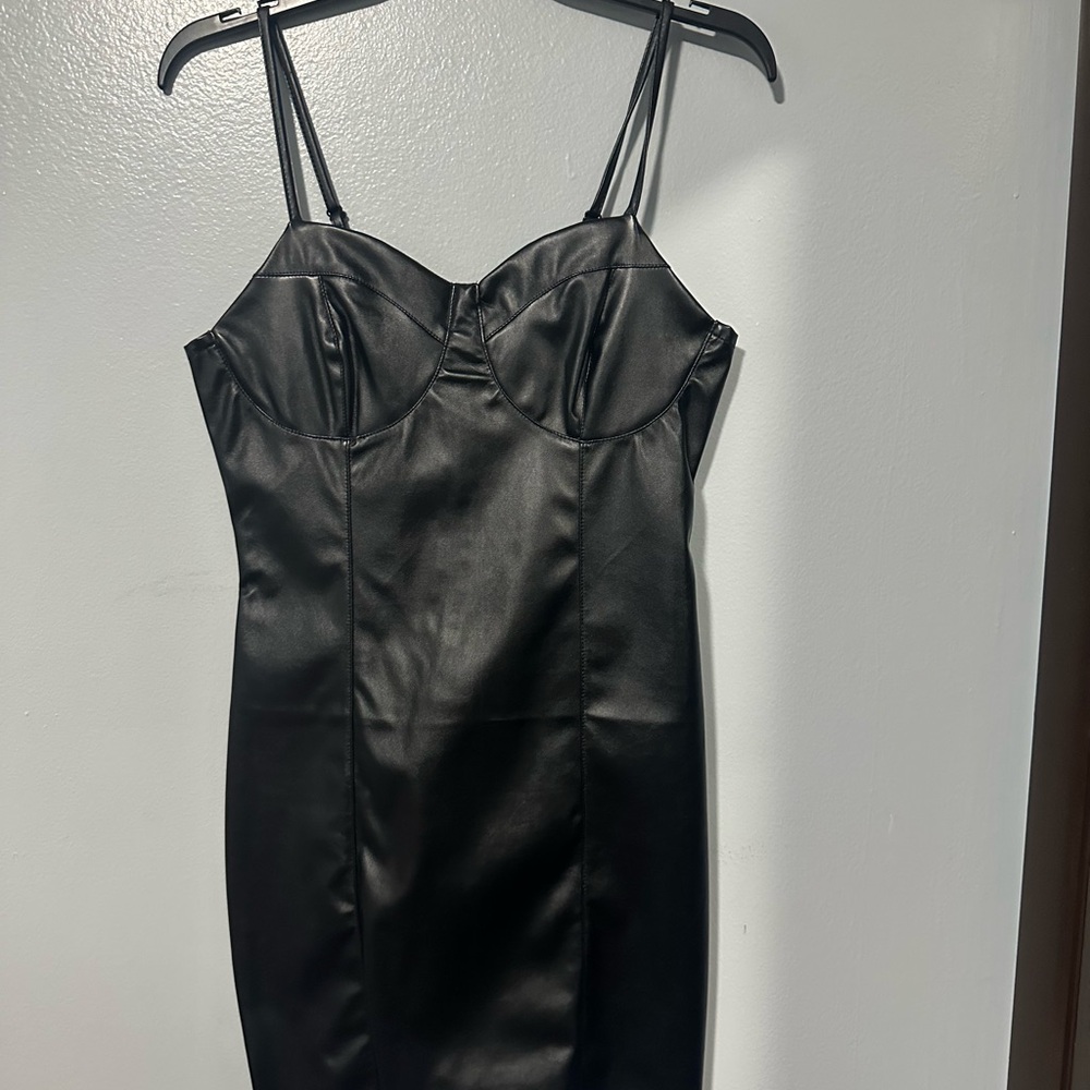Almost Famous Black Bodycon Cocktail Dress